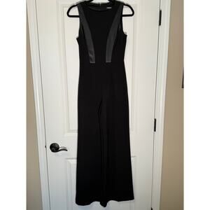 Express Black Sleeveless Jumpsuit